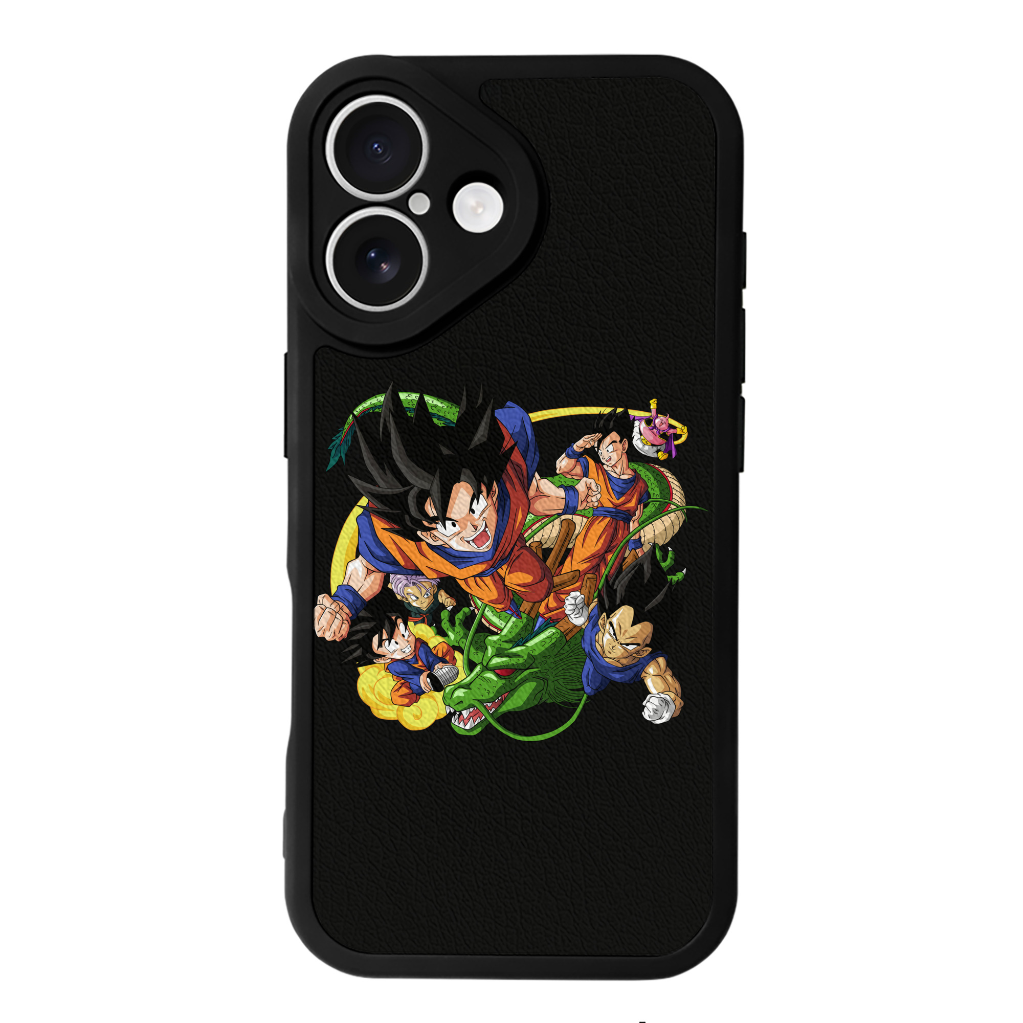 （画像用） ドラゴンボール DRAGON BALL 【iPhone 16シリーズ対応】シリコンスマホケース（レザー調） 材質：シリコン